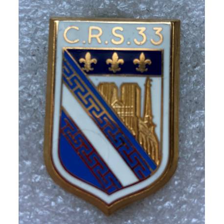 CRS 33 REIMS  (Compagnie Républicaine de Sécurité)