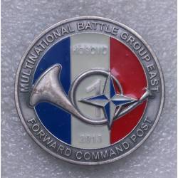 1er Régiment de Chasseurs KOSOVO 2013 Multinational Battle Group East - Forward Command Post Médaille de table