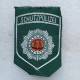 DDR : SCHUTZPOLIZEI  tissé (tissu)