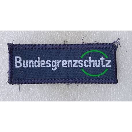 Allemagne : BUNDESGRENZSCHUTZ (rectangle) (tissu)