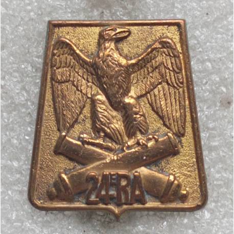 24e Régiment d'Artillerie (métal doré)