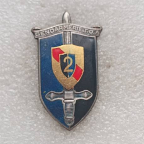 2e Légion de Gendarmerie d'Occupation TOA monobloc