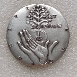 Médaille de l'Enseignement Technique décernée 1981 médaille de table bronze argenté