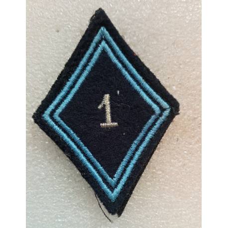 1er Régiment de Hussards (losange de bras) laminette argenté