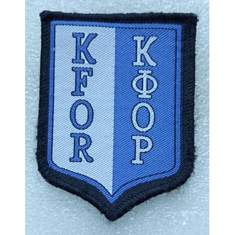 KFOR - Kosovo Force (blanc-bleu,noir) (tissu)