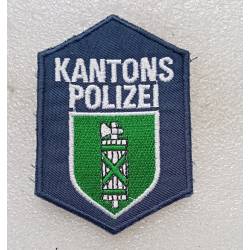 SUISSE : Kantons Polizei ST GALLEN (tissu)