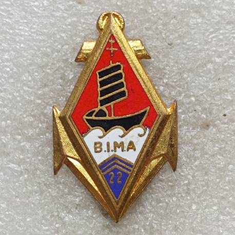 22e Bataillon d'Infanterie de Marine émaillé