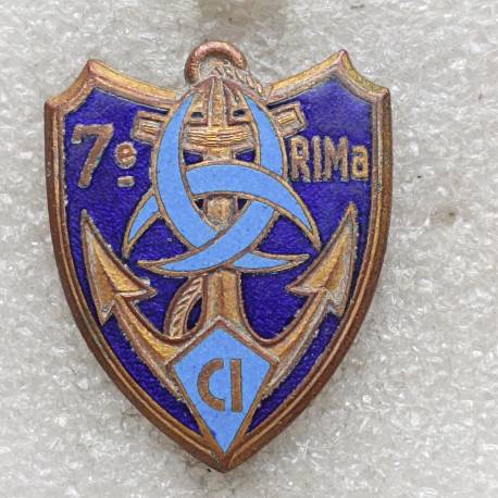 7e Régiment d'Infanterie de Marine - Centre d'Instruction émail