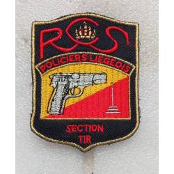 Belgique : Section de Tir Police LIEGE (tissu)