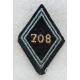 708e Compagnie de Guerre Electronique (losange de bras) laminette doré