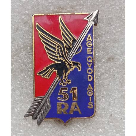 51e Régiment d'Artillerie émail