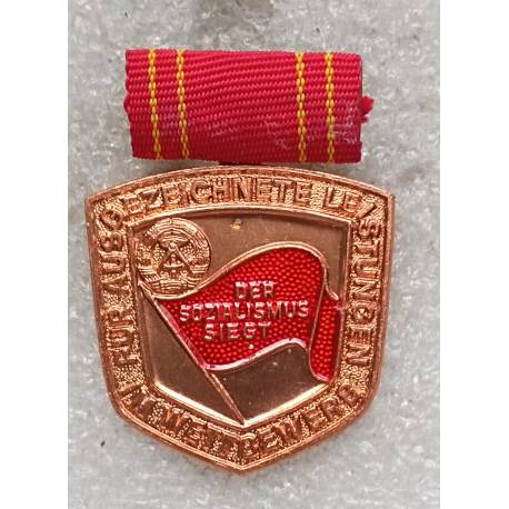 RDA : Médaille pour une excellente performance dans la compétition