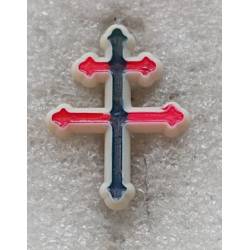 Insigne type Libération : Croix de Lorraine (plastique)