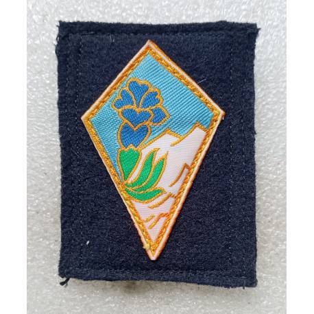 27e Division d'Infanterie Alpine (tissu) rectangle