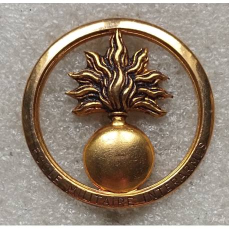 Ecole Militaire Interarmes insigne de béret avec inscription