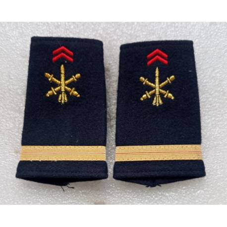 Artillerie Fourreaux d'épaule (la paire) Adjudant Chef