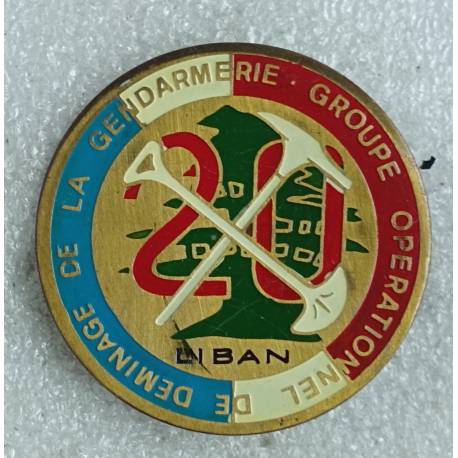 Groupe Opérationnel de Déminage de la Gendarmerie LIBAN - EGM 5-8
