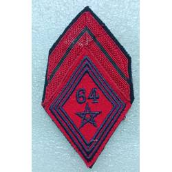 64e Régiment d'Artillerie d'Afrique - losange de bras caporal