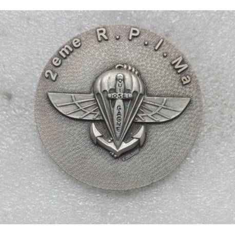 2e Régiment Parachutiste d'Infanterie de Marine (RPIMa) - Médaille de table