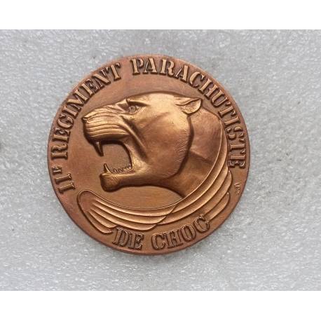 11e Régiment Parachutiste de Choc - médaille de table