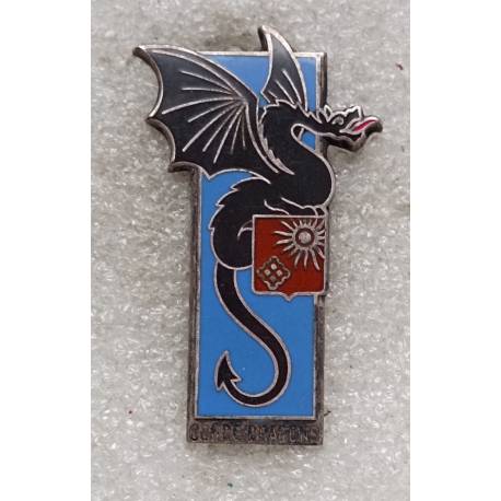 2e Régiment de Dragons désignation gravée