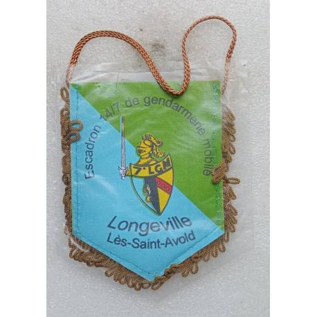 Fanion de l'Escadron 14/7  LONGEVILLE LES  STAVOLD 10x13cm