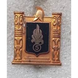 5e Régiment Mixte du Pacifique (écu noir)  RETIRAGE