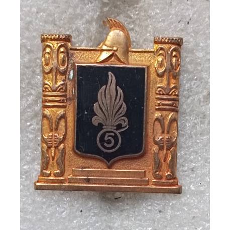 5e Régiment Mixte du Pacifique (écu noir)  RETIRAGE