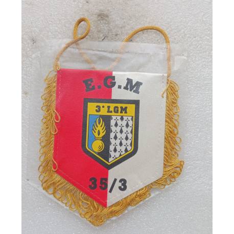 Fanion de l'Escadron de Gendarmerie Mobile 35/3 de SAINT NAZAIRE 8x10cm plus franges