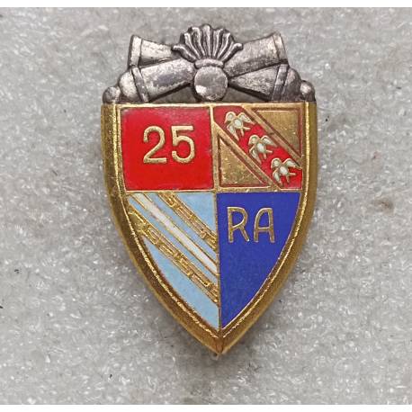 25e Régiment d'Artillerie émail
