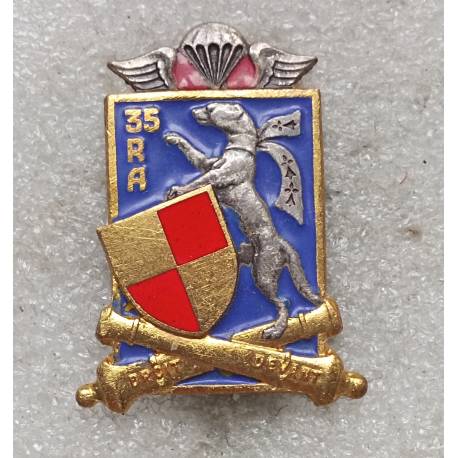 35e Régiment d'Artillerie émail
