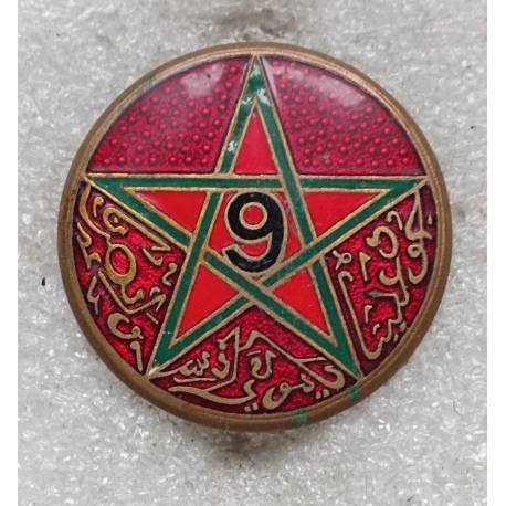 9e Régiment de Tirailleurs Marocains (RTM) - fonds rouge