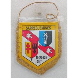 Fanion de l'Escadron 15/7 de SARREGUEMINES 10,5x13cm plus franges