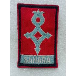 Troupes au SAHARA écusson de bras (tissu)