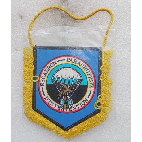 Fanion de l'Escadron Parachutiste d'Intervention 8x10cm plus franges