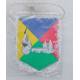 Fanion de l'Ecole de gendarmerie de CHATELLERAULT 9,5x12,5cm plus franges