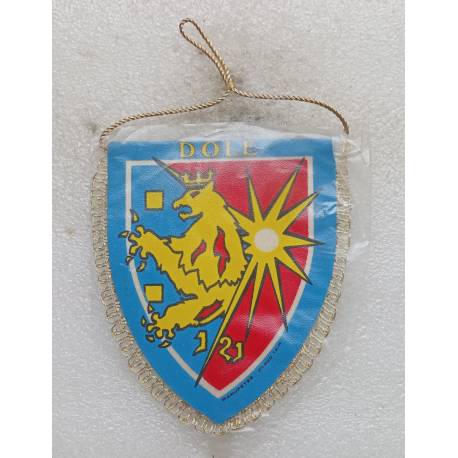 Fanion de l'Escadron de Gendarmerie Mobile 1/21 de DOLE 8,5x10cm + franges