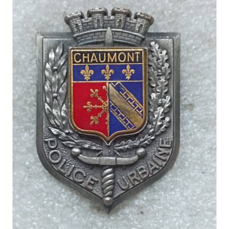 CHAUMONT Police Urbaine (2 pièces)