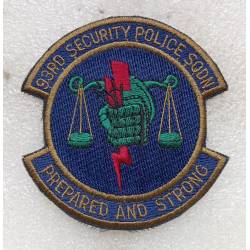 USA : 93rd Security Police Squadron (tissu)