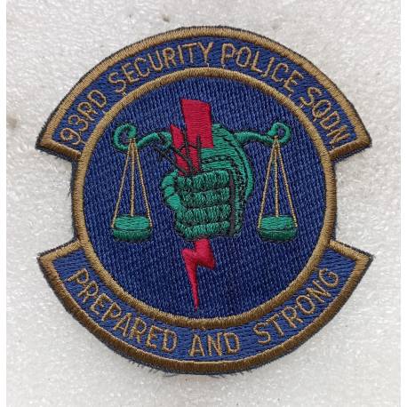 USA : 93rd Security Police Squadron (tissu)