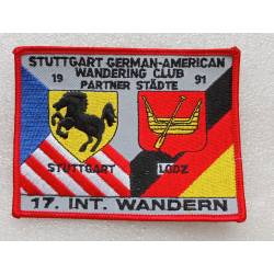USA : 17e Randonnée Internationale USA - ALLEMAGNE 1991 (tissu)