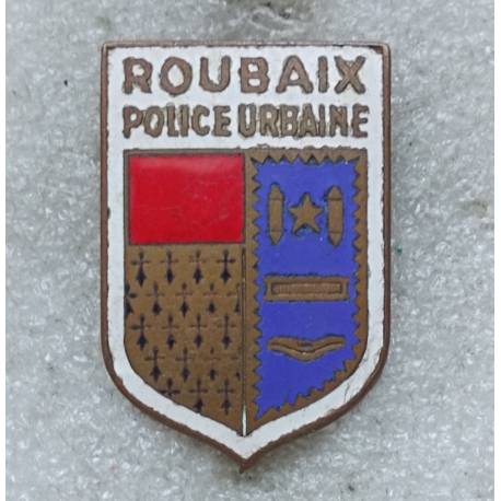 ROUBAIX (59) Police Urbaine émail