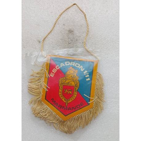 Fanion de l'Escadron de Gendarmerie Mobile 1/11 MARMANDE 8x10cm + franges