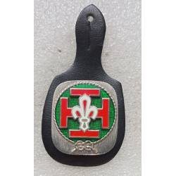 Scouts de France insigne sur cuir