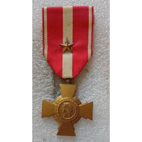 Croix de la Valeur Militaire avec 1 étoile bronze