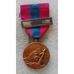 Médaille de la Défense Nationale  classe bronze agrafe GENIE
