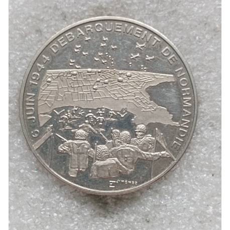 Débarquement de Normandie 6 juin 1944 graveur JIMINEZ - COIN