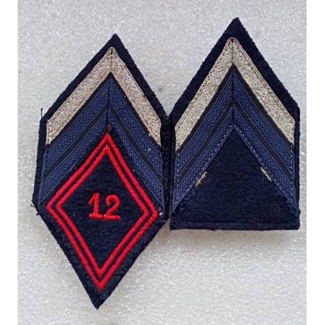12e Régiment de Cuirassiers  ( losange de bras) brigadier chef