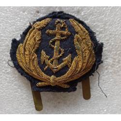 insigne de casquette d'Officier Subalterne (tissu) avec languettes d'insertion