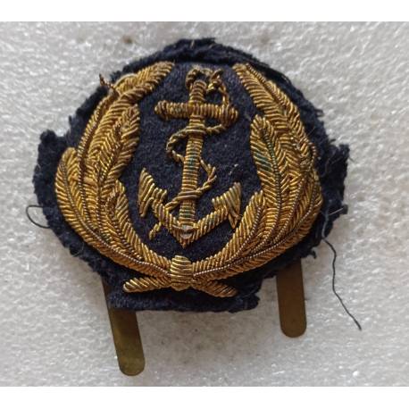 insigne de casquette d'Officier Subalterne (tissu) avec languettes d'insertion
